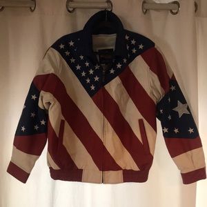 Unisex USA leather jacket